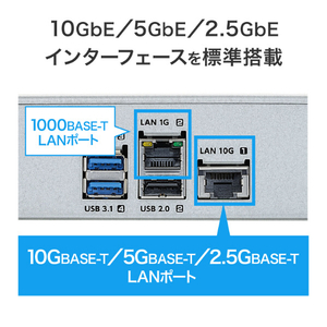 I・Oデータ Linux OS搭載 4ドライブ ラックマウント型NAS(80TB) HDL4-XA80-UB-イメージ5
