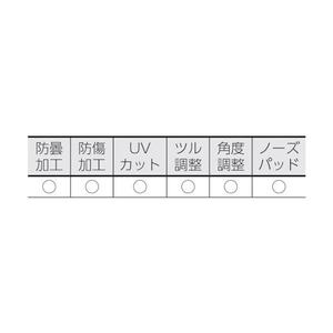 トラスコ 二眼型セーフティグラス　（フィットタイプ）　レッド TRUSCO　二眼型セーフティグラス TSG-9160R-イメージ2