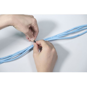 朝日電器（ＥＬＰＡ） 朝日電器/手で切れる結束バンド 300mm 耐候 ブラック 20本 FCF503N-KBK-300020(BK)-イメージ4