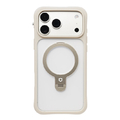 Ｈａｍｅｅ iPhone18 Pro Max/17 Pro Max用 MAGSYNQ ｽﾀﾝﾄﾞｹｰｽ IFACE LEANY アイボリー 41-193642