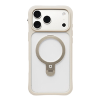 Ｈａｍｅｅ iPhone18 Pro Max/17 Pro Max用 MAGSYNQ ｽﾀﾝﾄﾞｹｰｽ IFACE LEANY アイボリー 41-193642