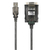 バッファロー USBシリアル変換ケーブル 0．5m ブラックスケルトン BSUSRC0705BS-イメージ3