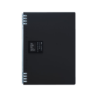 キングジム リングノート テフレーヌ B5 黒 F018504-9855TTEｸﾛ