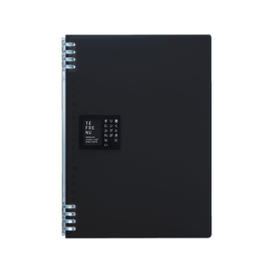 キングジム リングノート テフレーヌ B5 黒 F018504-9855TTEｸﾛ-イメージ1