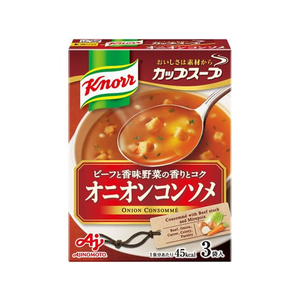 味の素 クノール カップスープ オニオンコンソメ 3袋入り F800309-イメージ1