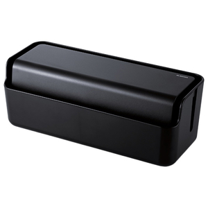 エレコム スタンド付きケーブルボックス(大) ブラック EKC-BOX004BK エレコム スタンド付きケーブルボックス(大) ブラック EKC-BOX004BK