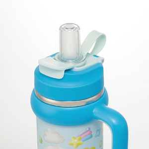 スケーター ハンドル付ストロータンブラ CNぷっくりバルーン 830ml STSTB9ｼﾅﾓﾛ-ﾙ-イメージ5