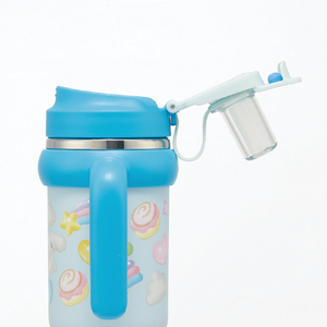 スケーター ハンドル付ストロータンブラ CNぷっくりバルーン 830ml STSTB9ｼﾅﾓﾛ-ﾙ-イメージ7