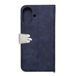 NATURAL　design iPhone17用 手帳型ケース NEW COCOTTE ネイビー IP25-61-COT06-イメージ2