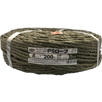ユタカメイク PSロープ ODグリーン 8mm×200m FC496GK-1151333