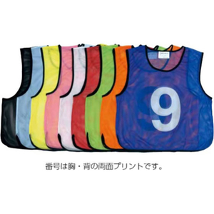トーエイライト TOEI LIGHT トーエイライト/メッシュベスト NO.10 赤 FCJ637B-B6372R10-イメージ1