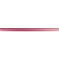 シンワ アルミ直尺 アル助60cm ペールピンク 65435 FC722WF-8163932