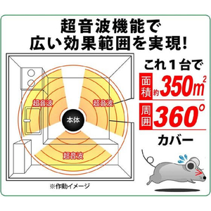 豊光 超音波式ネズミ駆除器 FCF720A-BS-2200-イメージ2
