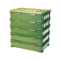 若泉漆器 料理用 コンテナー RC-350 浅型 本体 FC713LP-5634500