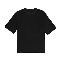 おたふく手袋 5分袖クールTシャツ 黒 M FCE224Z