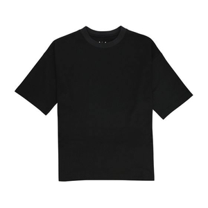おたふく手袋 5分袖クールTシャツ 黒 M FCE224Z-イメージ1