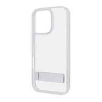 レイアウト iPhone 16 Pro用Like standard スタンド付き 衝撃吸収 バンパー ハイブリッドケース クリア RT-P47STA1/CM
