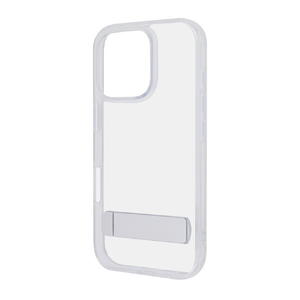 レイアウト iPhone 16 Pro用Like standard スタンド付き 衝撃吸収 バンパー ハイブリッドケース クリア RT-P47STA1/CM-イメージ1
