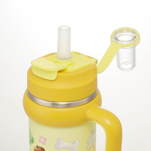 スケーター ハンドル付ストロータンブラ PNぷっくりバルーン 830ml STSTB9ﾎﾟﾑﾎﾟﾑﾌﾟﾘﾝ-イメージ4