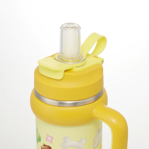 スケーター ハンドル付ストロータンブラ PNぷっくりバルーン 830ml STSTB9ﾎﾟﾑﾎﾟﾑﾌﾟﾘﾝ-イメージ5
