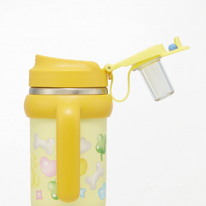 スケーター ハンドル付ストロータンブラ PNぷっくりバルーン 830ml STSTB9ﾎﾟﾑﾎﾟﾑﾌﾟﾘﾝ-イメージ7