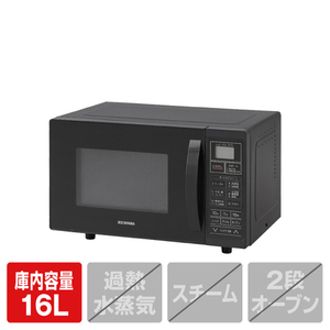 アイリスオーヤマ MO-TJ2 オーブンレンジ ブラック|エディオン公式通販