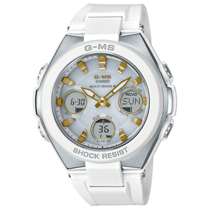 カシオ 腕時計 BABY-G G-MS ホワイト・ゴールド時字 MSG-W100-7A2JF-イメージ1
