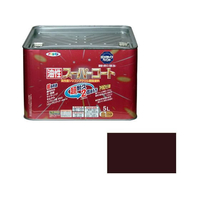 アサヒペン 油性スーパーコート 5L こげ茶 FC257NV