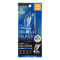 PGA iPhone 16 Pro Max用液晶全面保護ガラス 角割れ防止PETフレーム Dragontrail ブルーライトカット 高透明 PG-24DGLF02BL