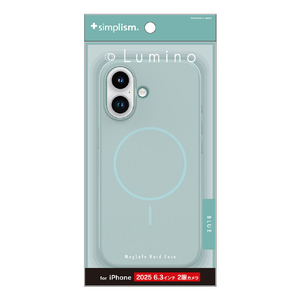 トリニティ iPhone 17用[Lumino] MagSafe対応 ハードケース ブルー TR-IP25M2-LOMS-BL-イメージ1