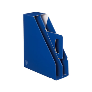 コクヨ ファイルボックス〈KaTaSu〉(スタンドタイプ) A4ヨコ ブルー F035541-ﾌ-KES470B-イメージ1