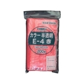 生産日本社（セイニチ） 「ユニパック」 E-4 赤 140×100×0.04 200枚入 FC700FV-3667448