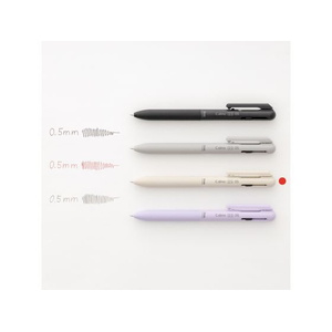 ぺんてる Calme カルム 多機能ペン 2+S 0.5mm ベージュ軸 FCF895U-BXAW355H-イメージ7