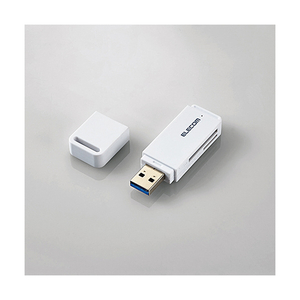 エレコム USB3.0対応メモリカードリーダ(スティックタイプ) ホワイト MR3-D011WH エレコム USB3.0対応メモリカードリーダ(スティックタイプ) ホワイト MR3-D011WH