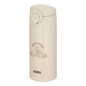 サーモス 調乳用ステンレスボトル(0．35L) ベージュ JPA-350DSBE-イメージ1