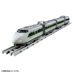 タカラトミー プラレール リアルクラス 100系山陽新幹線フレッシュグリーン(ライト付仕様) PLAﾘｱﾙｸﾗｽ100ｹｲｻﾝﾖｳｼﾝｶﾝｾﾝ-イメージ1