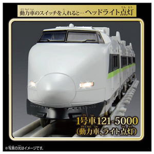 タカラトミー プラレール リアルクラス 100系山陽新幹線フレッシュグリーン(ライト付仕様) PLAﾘｱﾙｸﾗｽ100ｹｲｻﾝﾖｳｼﾝｶﾝｾﾝ-イメージ10