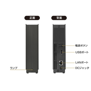 I・Oデータ 小規模オフィス向け 1ドライブNAS 2TB HDL1-LA02SOHO-イメージ3
