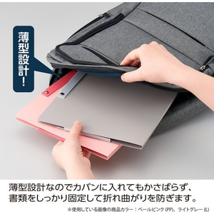 セキセイ セパルクリップインファイルダブル ネイビーブルー FCE237U-SEL-2888-15-イメージ7