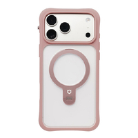 Ｈａｍｅｅ iPhone18 Pro Max/17 Pro Max用 MAGSYNQ ｽﾀﾝﾄﾞｹｰｽ IFACE LEANY ダスティピンク 41-193659