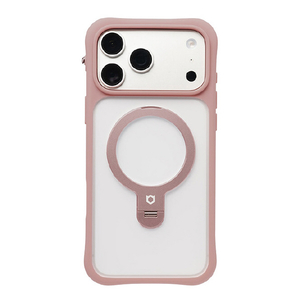 Ｈａｍｅｅ iPhone18 Pro Max/17 Pro Max用 MAGSYNQ ｽﾀﾝﾄﾞｹｰｽ IFACE LEANY ダスティピンク 41-193659-イメージ1