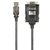 バッファロー USBシリアル変換ケーブル 1m ブラックスケルトン BSUSRC0710BS-イメージ3