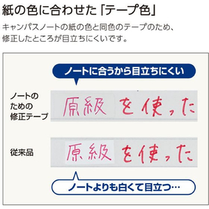 コクヨ キャンパス修正テープ ペン型 つめ替えタイプ 本体 A罫用 FC965PZ-TW-MNT346-イメージ8