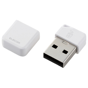エレコム USB3.2(Gen1)対応誤消去防止ソフト対応メモリ(32GB) ホワイト MF-USB3032GWH エレコム USB3.2(Gen1)対応誤消去防止ソフト対応メモリ(32GB) ホワイト MF-USB3032GWH