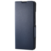 エレコム OPPO Reno13 A用ソフトレザーケース 薄型 磁石付 ネイビー PM-O251PLFUNV