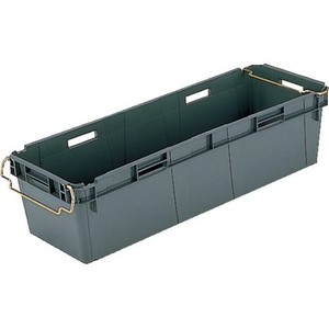 岐阜プラスチック工業 HB型コンテナーP-260 グレー FC120HM-8362426-イメージ1