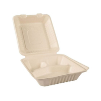 パックスタイル バガス容器 BBランチ 200-220-3 50枚 FC217SH-00605987