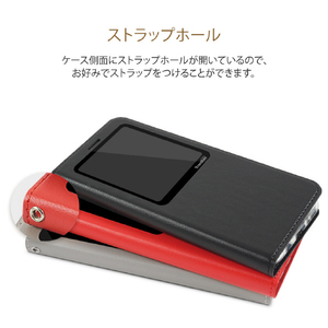 SKINPLAYER GalaxyS10+用ケース Trenther view レッド SKP16366S10P-イメージ10