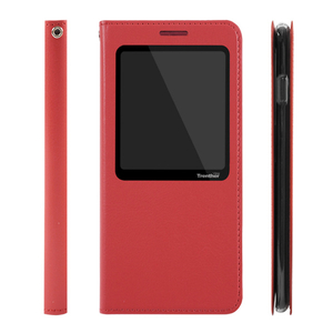 SKINPLAYER GalaxyS10+用ケース Trenther view レッド SKP16366S10P-イメージ2