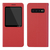 SKINPLAYER GalaxyS10+用ケース Trenther view レッド SKP16366S10P-イメージ1